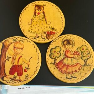 Vintage Decorative Wall Plaques